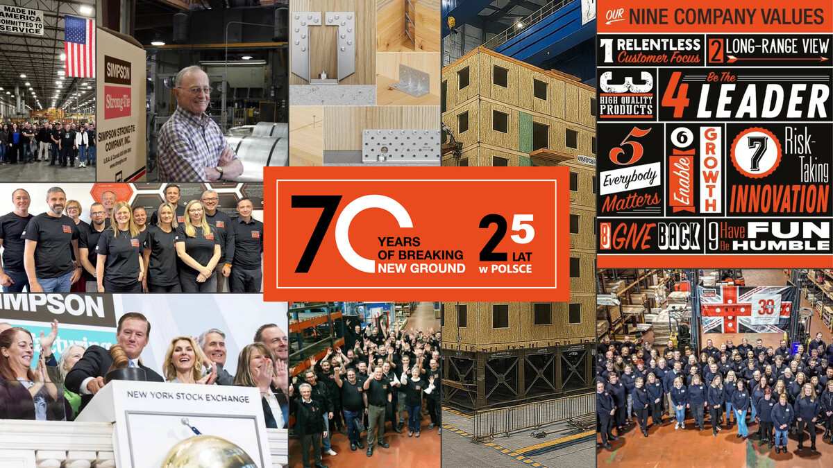 70/25 rocznica Simpson Strong-Tie 