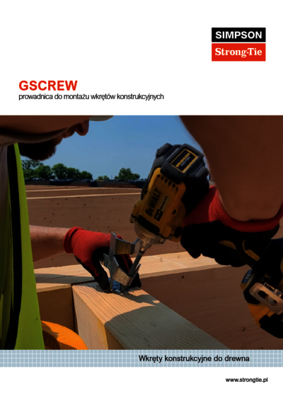 Szablon GSCREW do wkrętów konstrukcyjnych