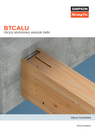 Wieszak ukryty BTCALU