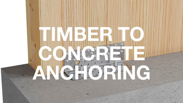 Timber to Concrete Anchoring 