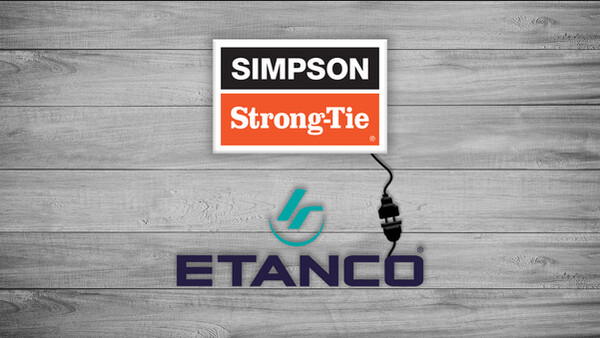 Połączenie Simpson Strong Tie i Etanco